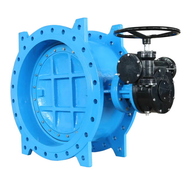 Resilient Seated Double Eccentric Flanged Butterfly Valve product view