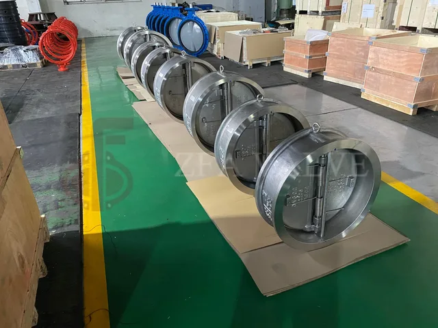 SS2205 Dual Plate Check Valve application view