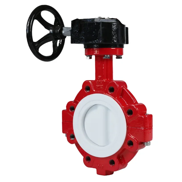 PTFE Coated Lug Butterfly Valve product view