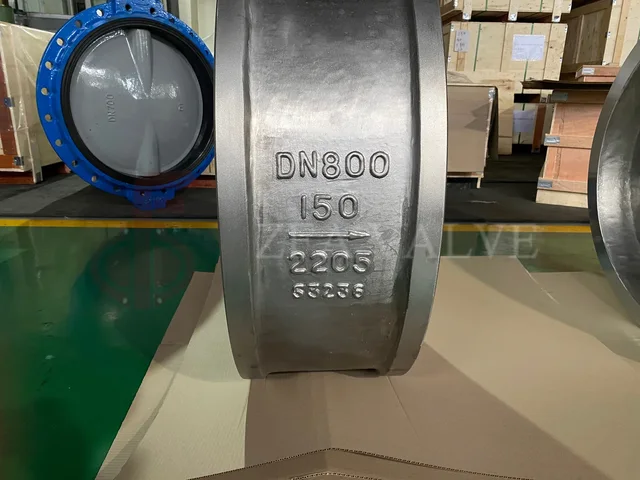 SS2205 Dual Plate Check Valve application view