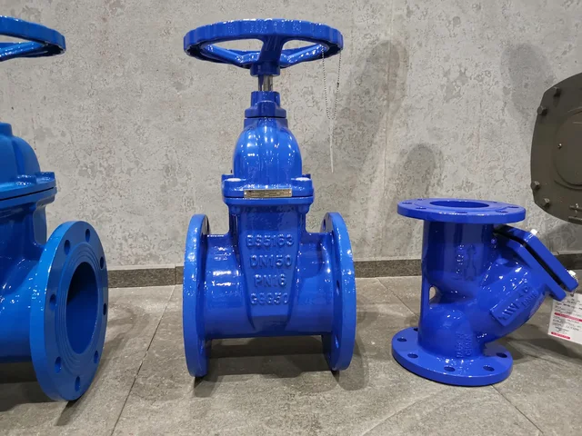 DN600 GGG40/GGG50 Ductile Iron Flange Resilient Non-Rising Stem Gate Valve application view
