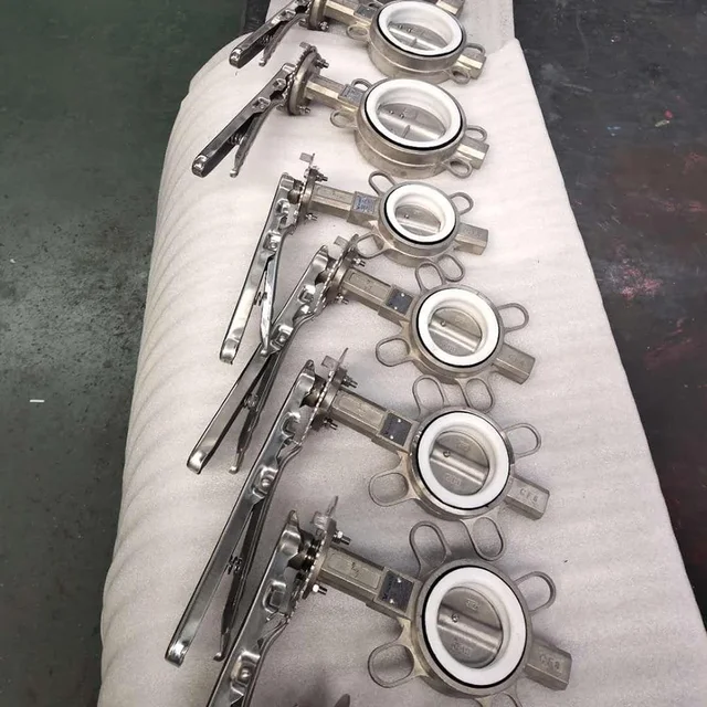 DN100 4inch Hard Back Seat Wafer body Butterfly Valve application view