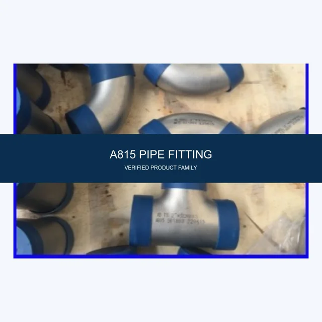 A815 Pipe Fitting application view