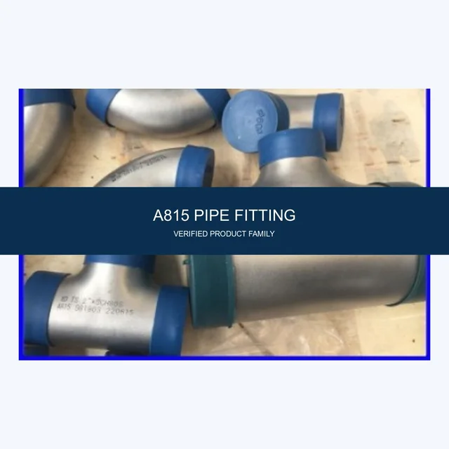 A815 Pipe Fitting application view