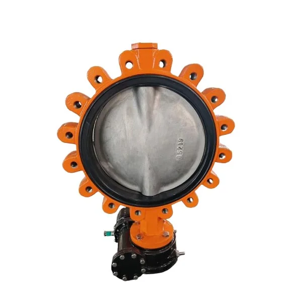 Two Shaft Replaceable Seat Lug Butterfly Valve DN400 PN10 product view