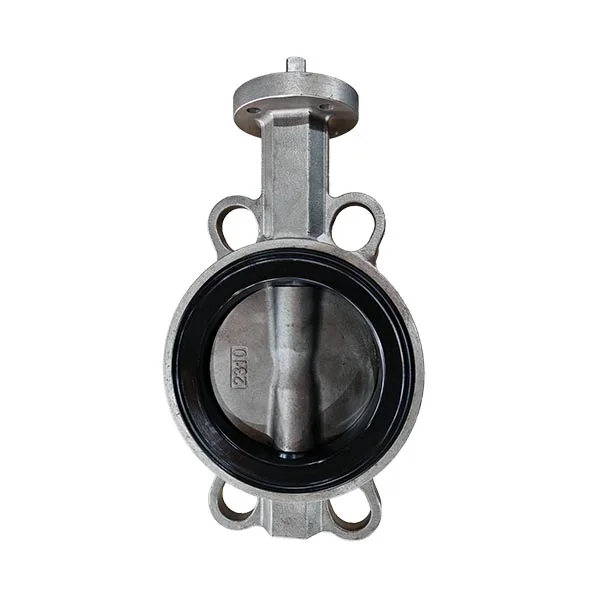PN25 DN125 CF8 Wafer Butterfly Valve with Soft Seat product view