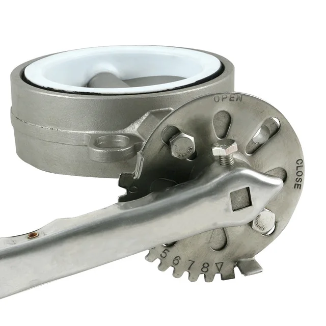 PTFE Stainless Steel Wafer Butterfly Valve product view