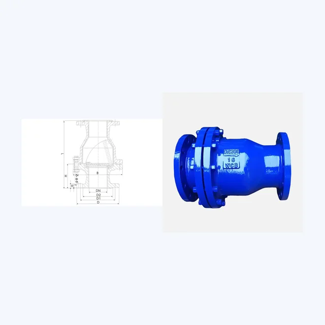 H44F46-10C Check Valve technical drawing
