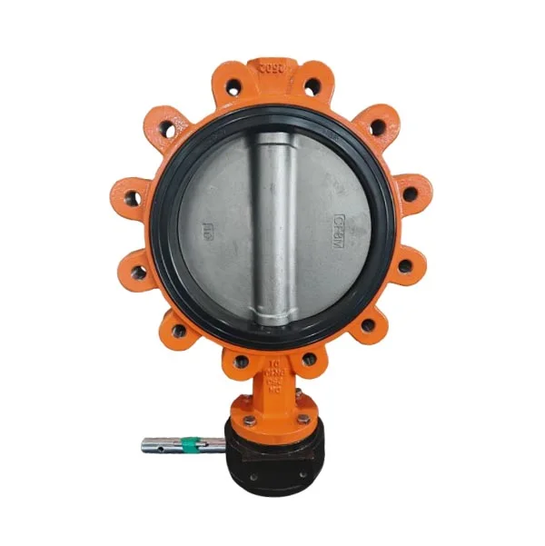 Replaceable Seat CF8M Disc Lug Butterfly Valve DN250 PN10 10Inch product view