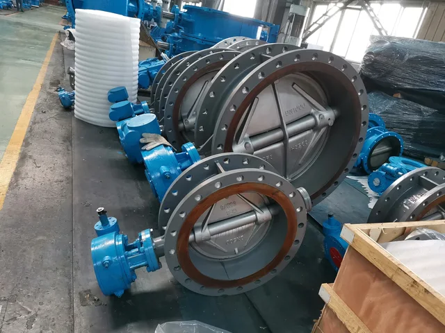 Triple eccentric metal seal butterfly valve SS304 application view