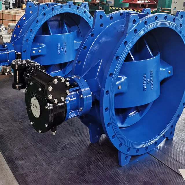 AWWA C504 Double Eccentric Butterfly Valve application view