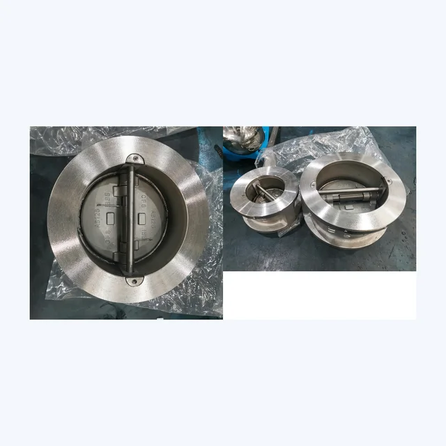API594 CF8 wafer check valve dual disc stainless steel