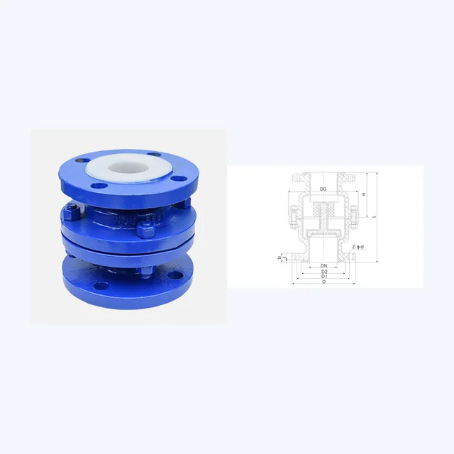 H42F46-10C Check Valve technical drawing