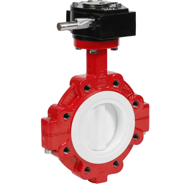 PTFE Coated Lug Butterfly Valve product view
