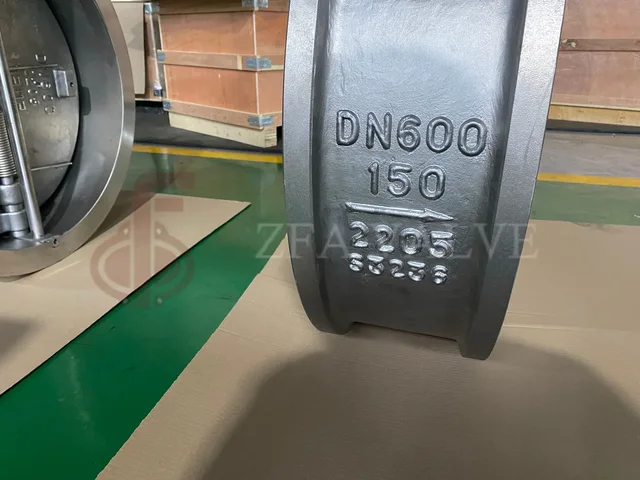 SS2205 Dual Plate Check Valve application view