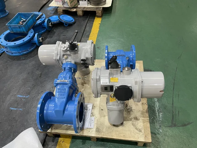 DN600 GGG40/GGG50 Ductile Iron Flange Resilient Non-Rising Stem Gate Valve application view