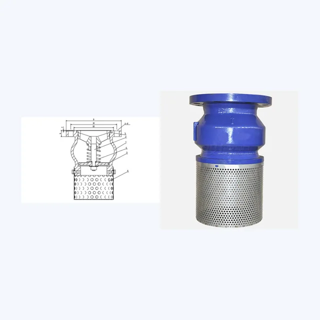 H42X-16Q Check Valve technical drawing